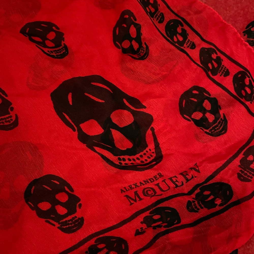 Authentic Alexander McQueen Silk Scarf